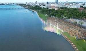 Xây dựng thêm đường đi bộ lót gỗ bên sông Hương Xây dựng thêm đường đi bộ lót gỗ bên sông Hương